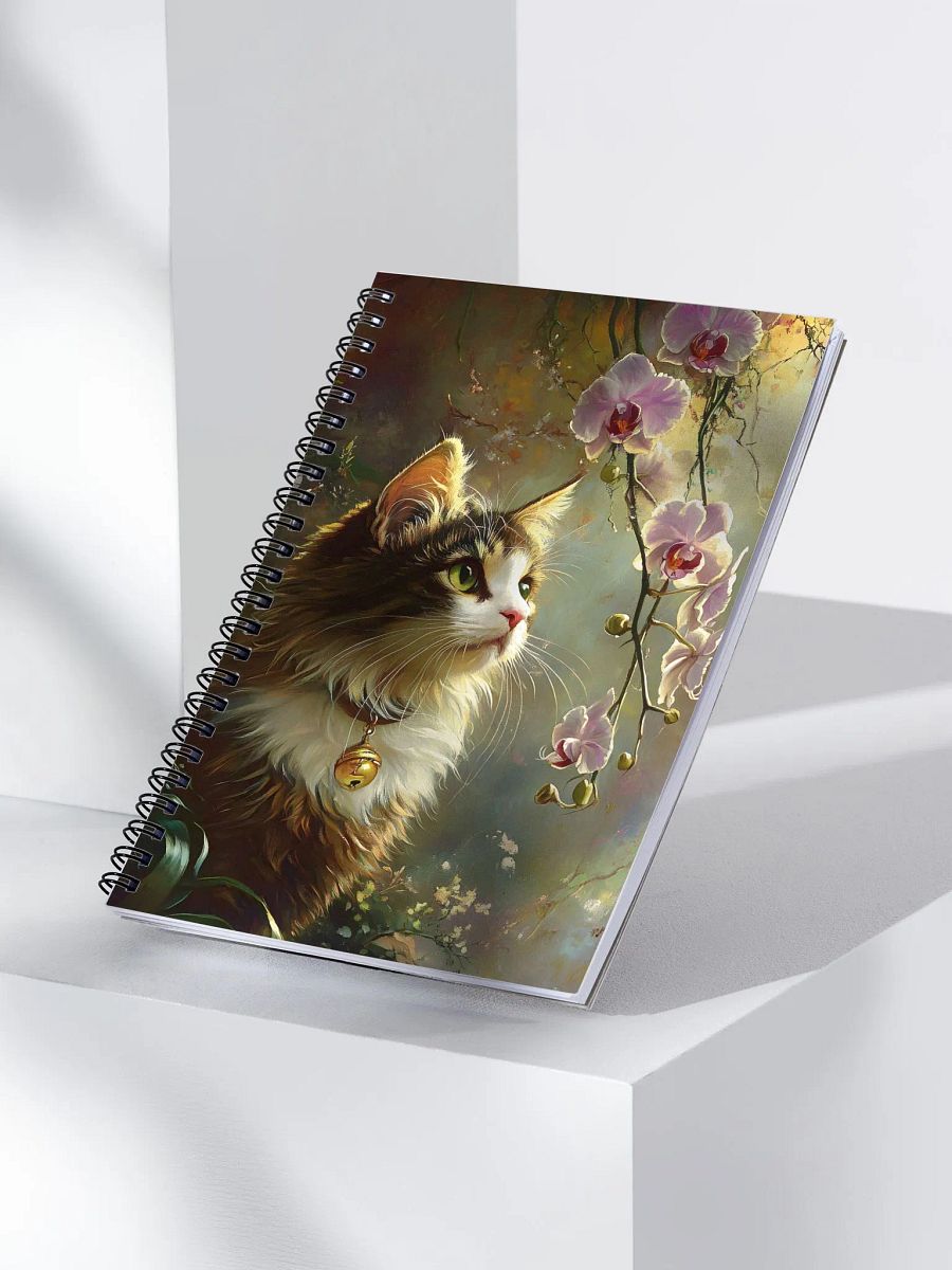 Orchid Whiskers Spiral Notebook product image (3)