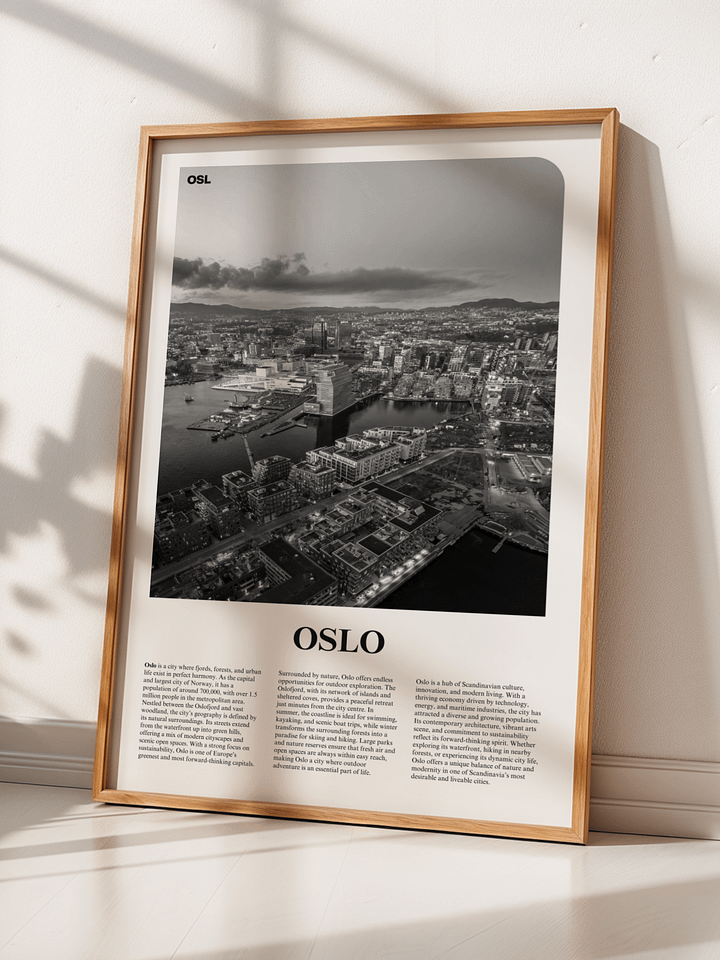 Oslo 01 Newspaper Poster product image (2)