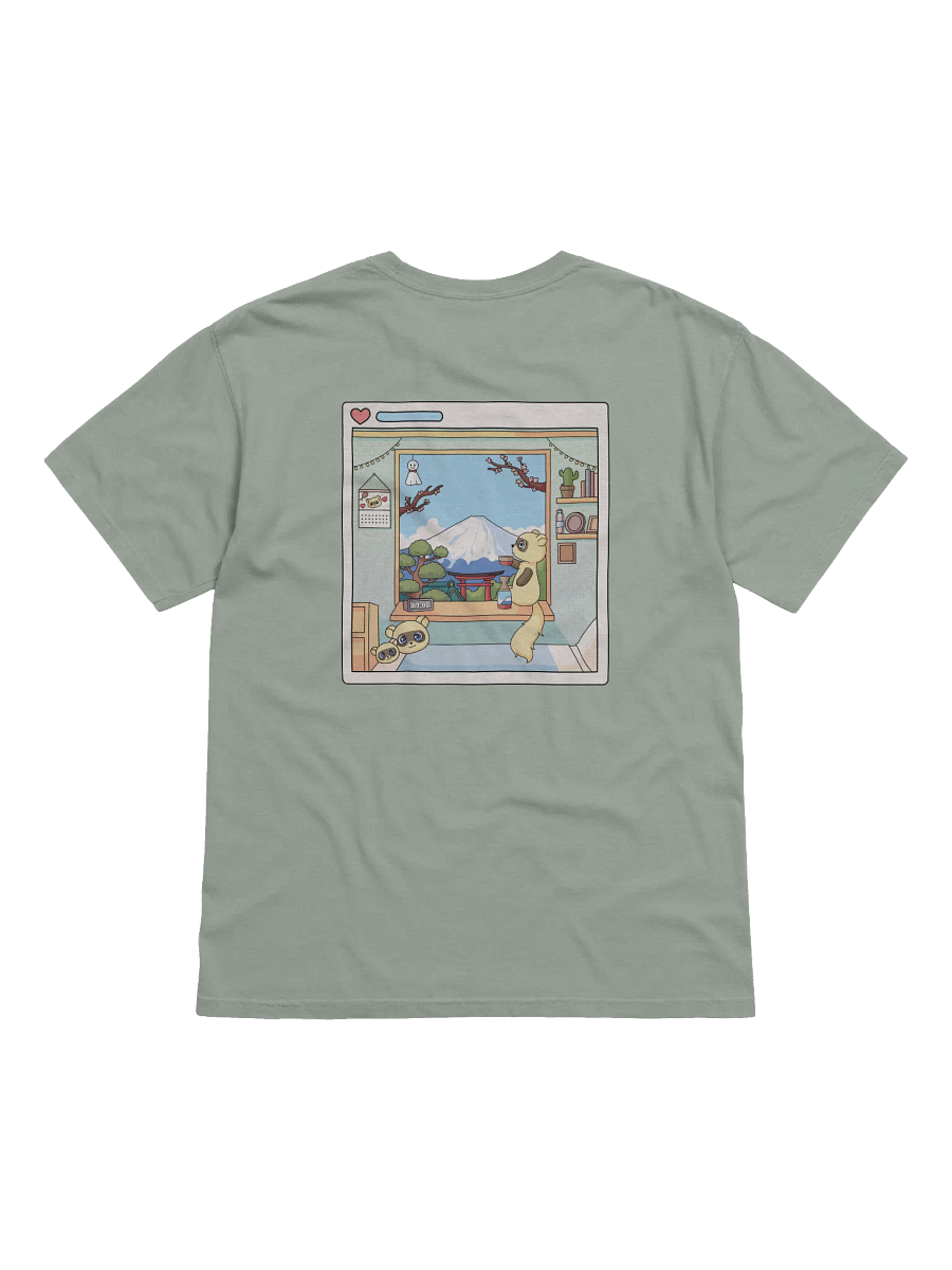 Cozy Ferret in Springtime LOGO T-Shirt product image (9)
