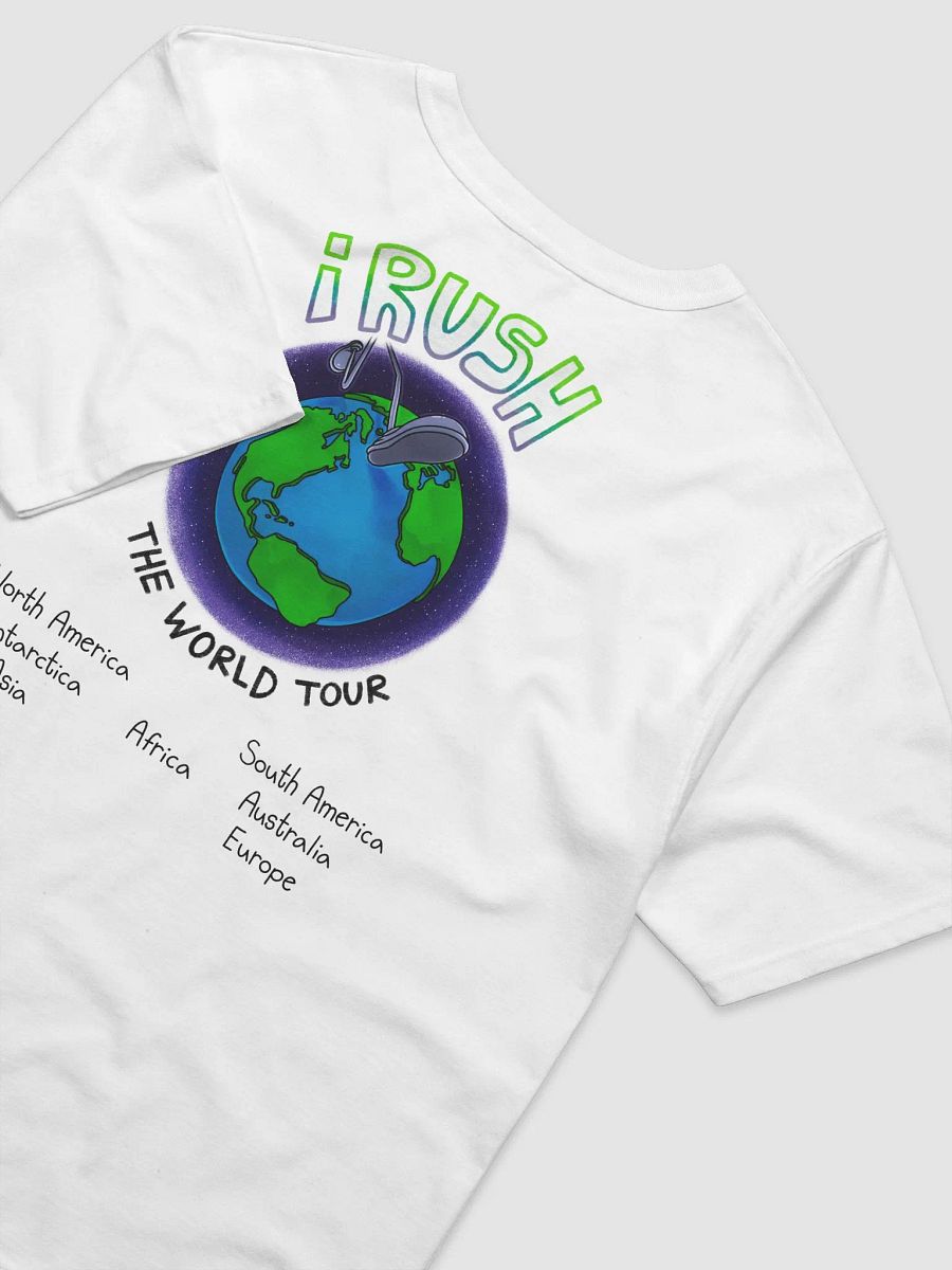 irush The World Tour T-Shirt (White and Grey) product image (3)