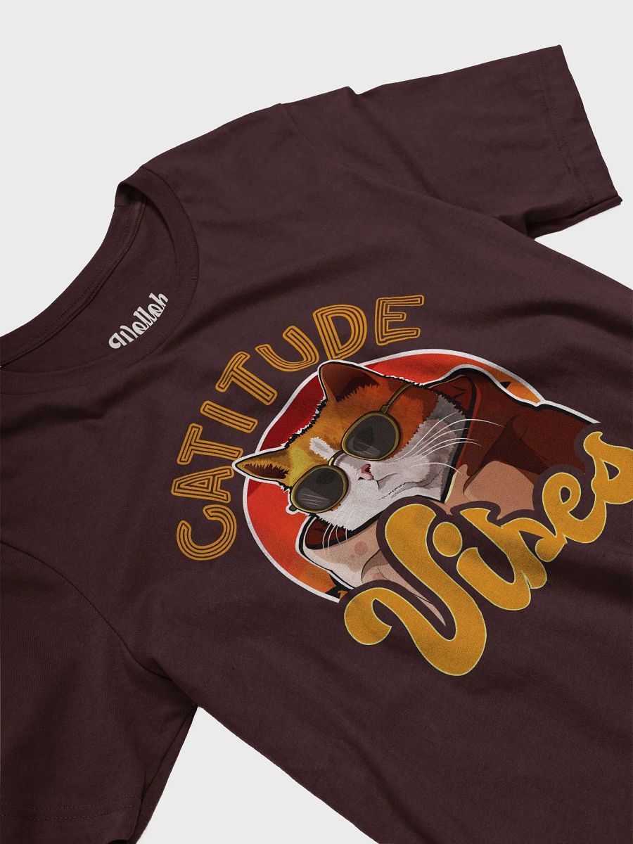 Catitude Vibes Summer T-Shirt - Chill Style for Cat Lovers product image (8)