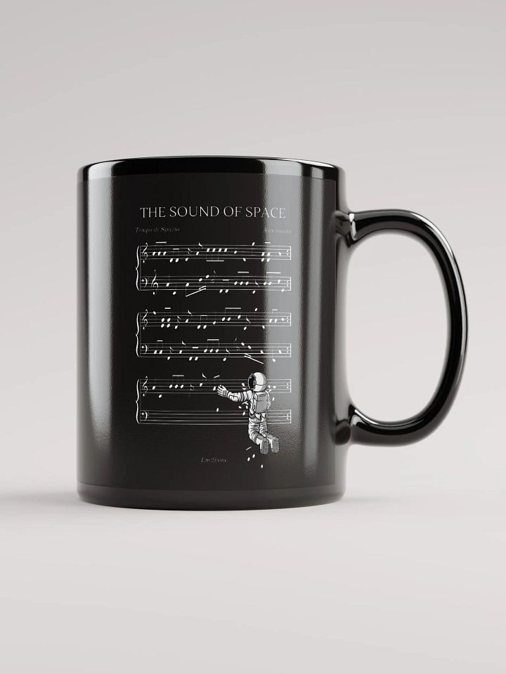 The Sound of Space - (Black Version) Mug product image (1)