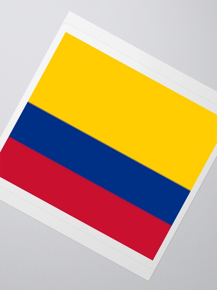 Colombia Flag Sticker | Yellow Blue Red Design | Durable Vinyl | 3 Sizes product image (4)