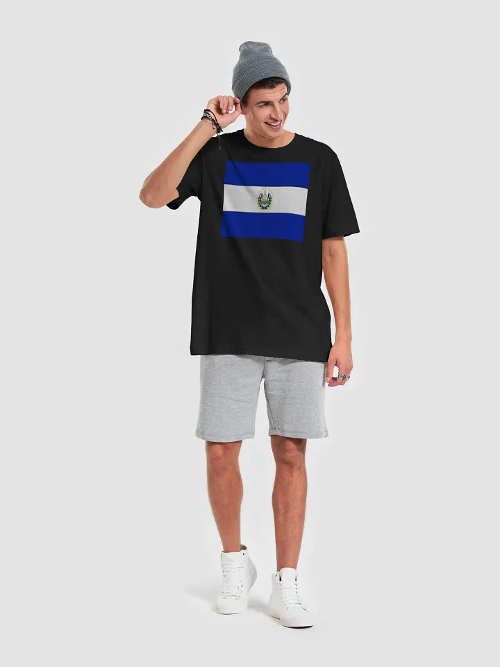 Exclusive Unisex El Salvador Flag Graphic Tee by Graphic Grove product image (2)