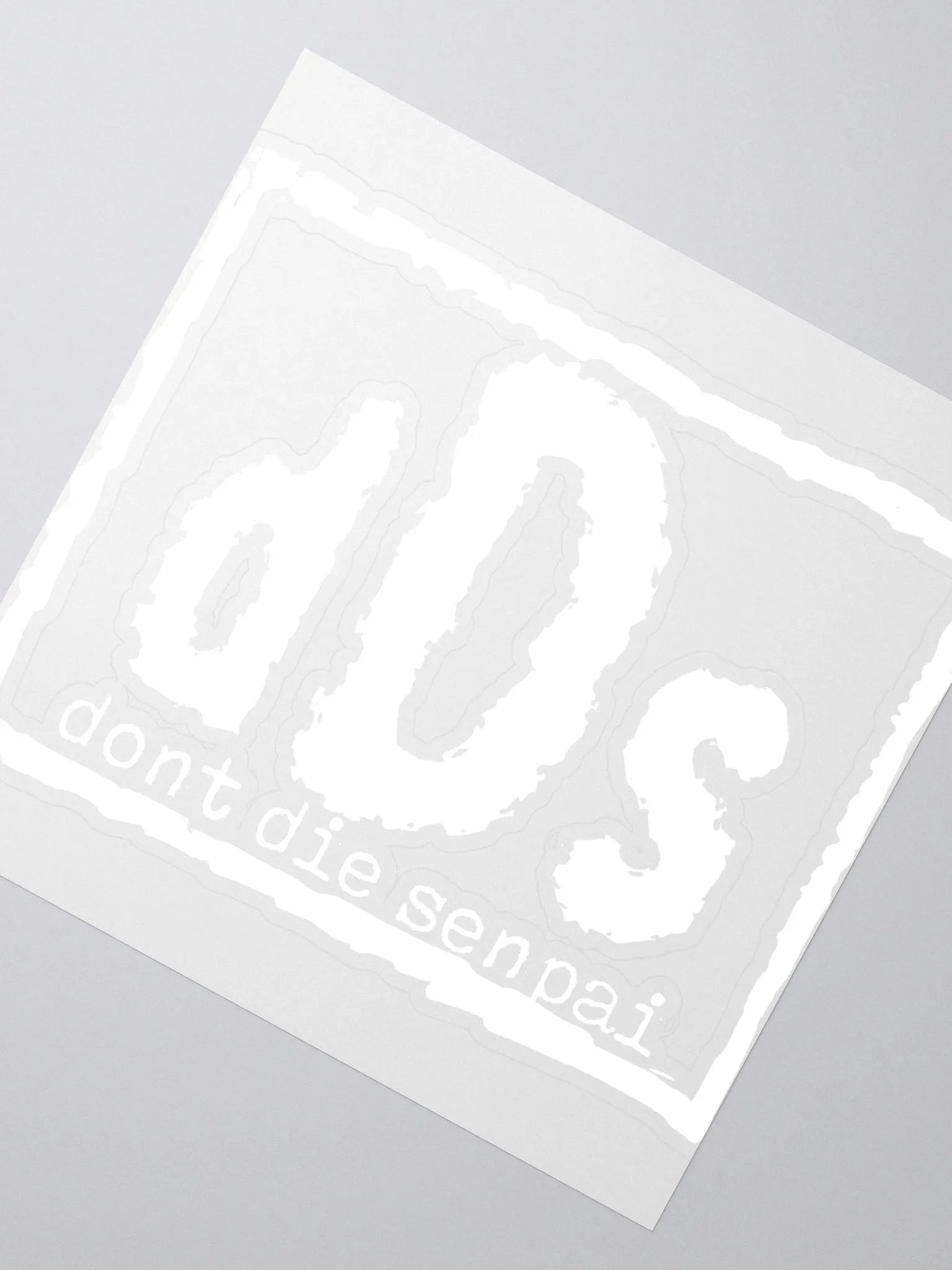 DDS White Sticker product image (2)
