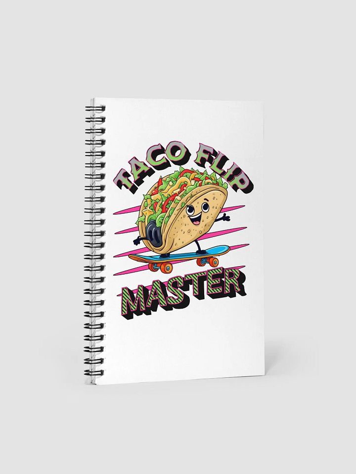 Taco Flip Master Spiral Notebook product image (1)