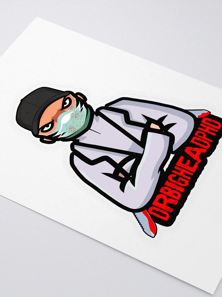 Intense Green Mask Sticker Sheet product image (2)