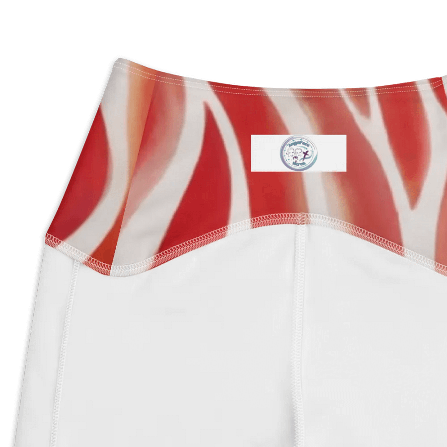 Funky Cherry Swirls Liquid Tie-Dye Women's Leggings product image (10)
