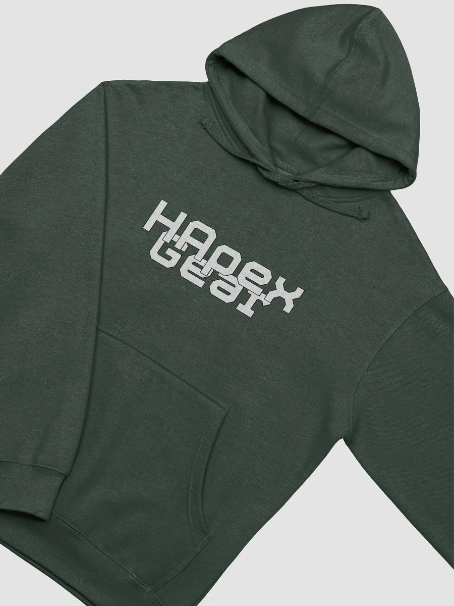 Midweight Hoodie - White HApex Gear Black Logo product image (3)