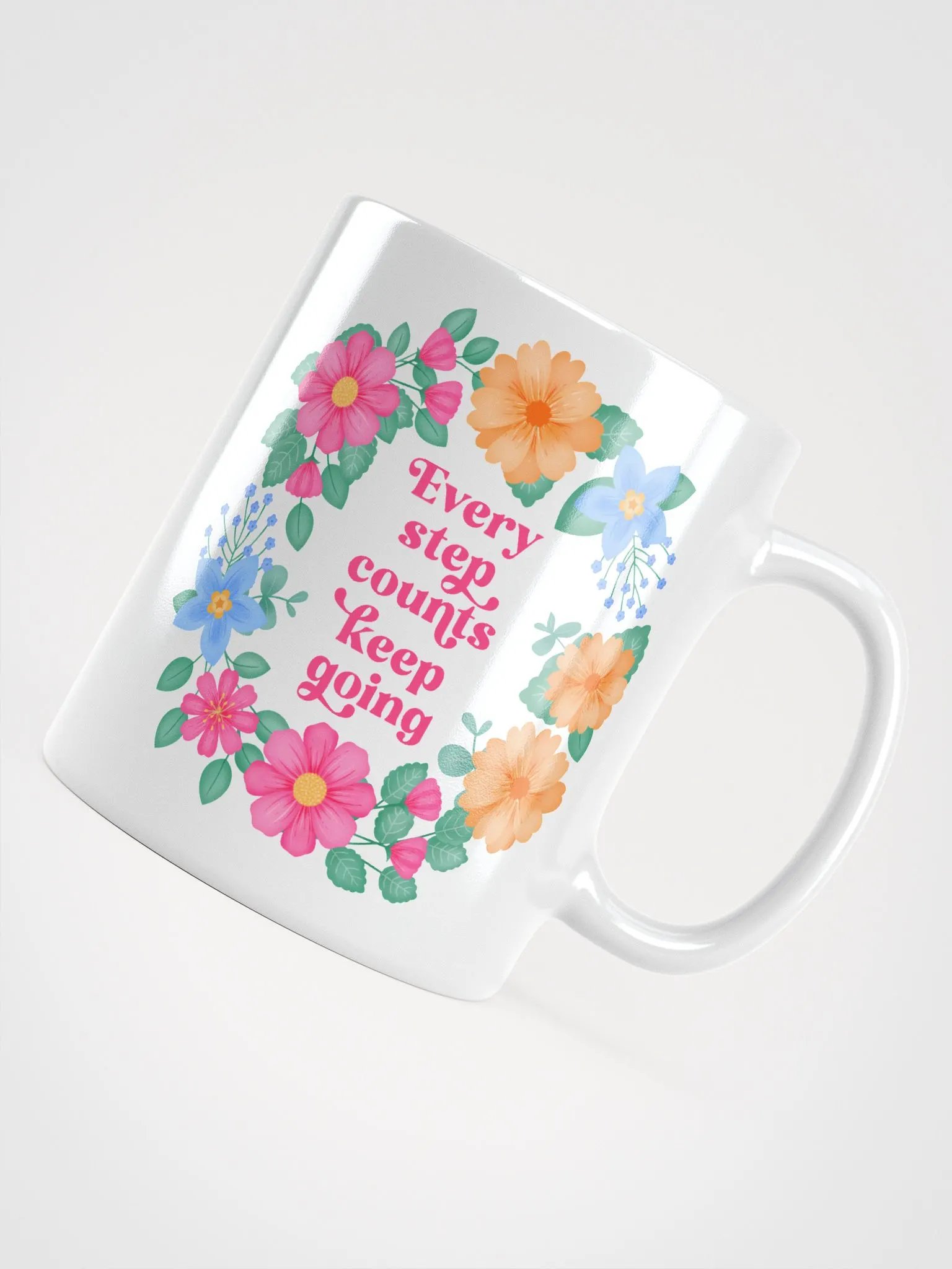 Every step counts keep going - Motivational Mug product image (4)