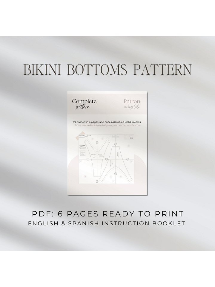 Euro-Cut & Wellness Bikini Bottoms Pattern product image (2)