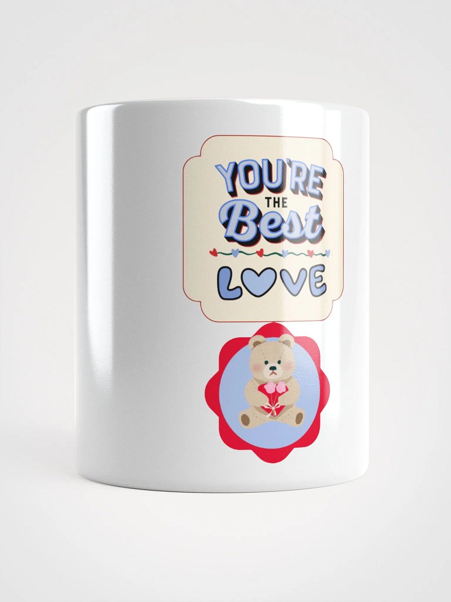 Love Bear White Glossy Mug (Best gift for Males) product image (5)