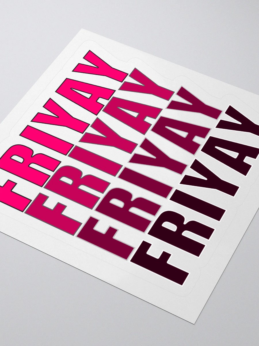 Friyay sticker product image (5)