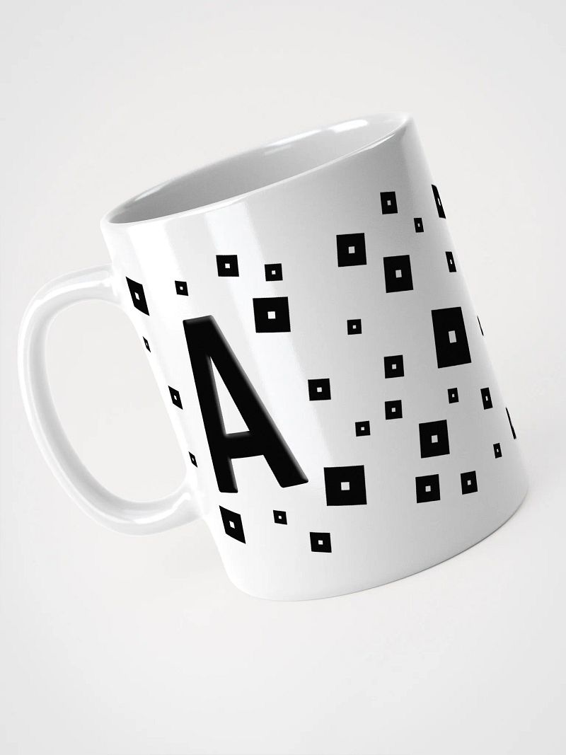 "A" Glossy Roblox Mug
