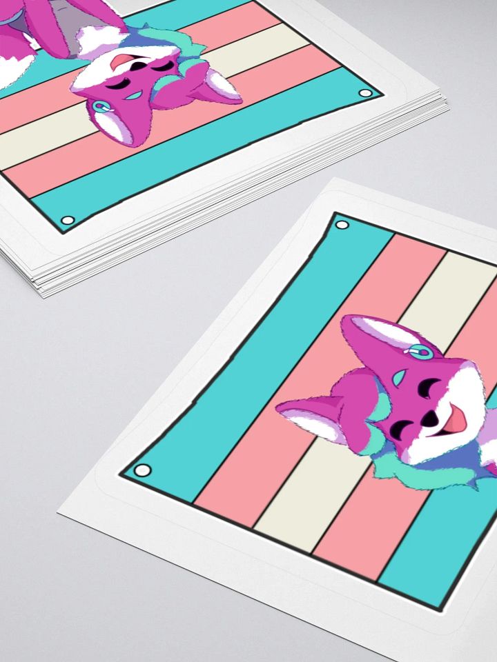 Joy the Fox Trans Sticker product image (2)