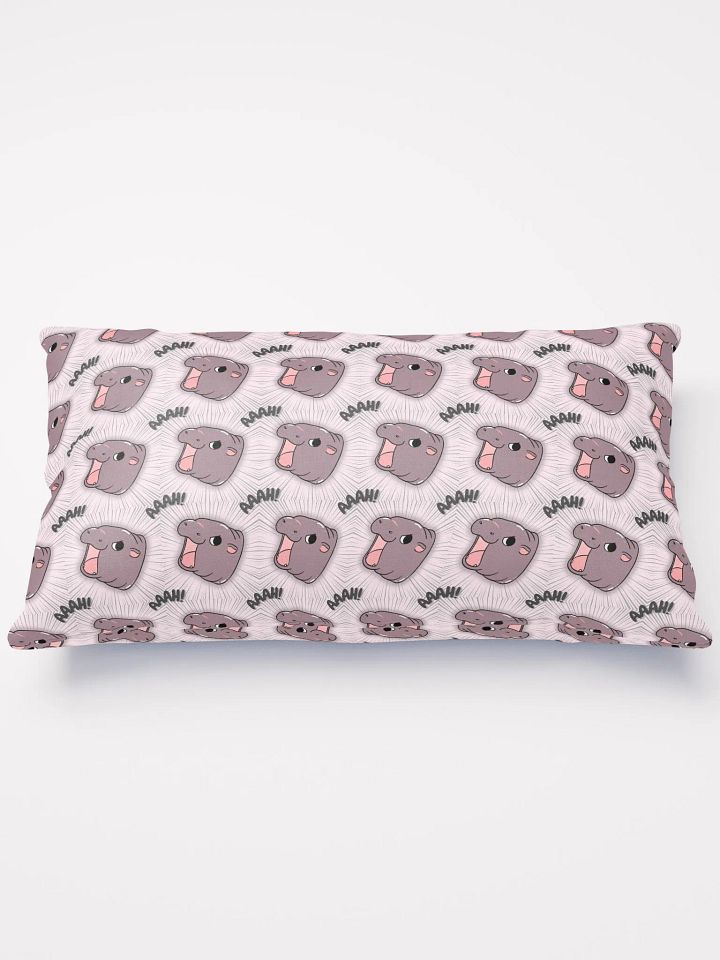 MOODENG'S LIGHT PINK AAAH! PILLOW! product image (2)