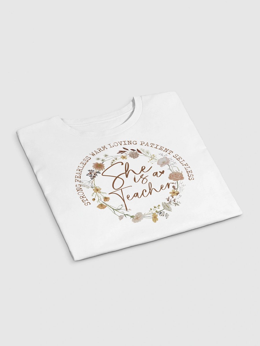 'Strong Fearless Teacher' Crop Top product image (47)