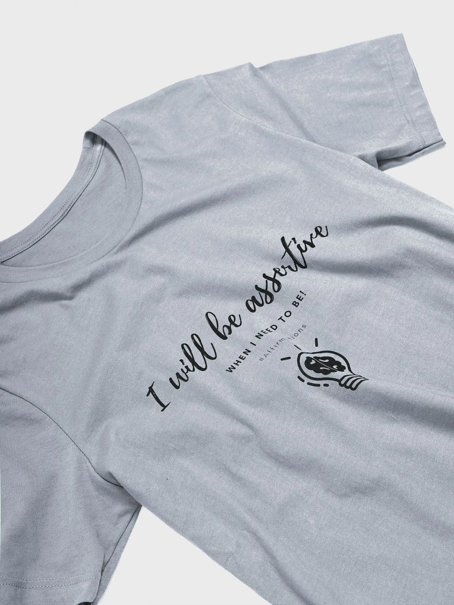 I will be assertive Dark Unisex Super soft T-Shirt product image (14)