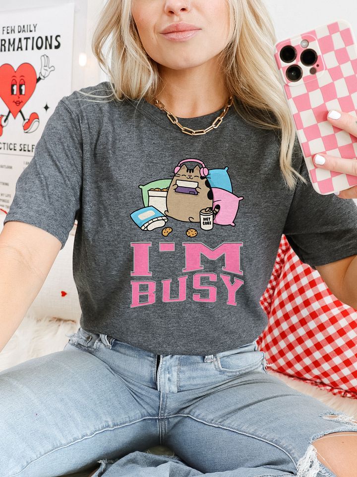 Super Busy Cat Vibes T-Shirt product image (2)