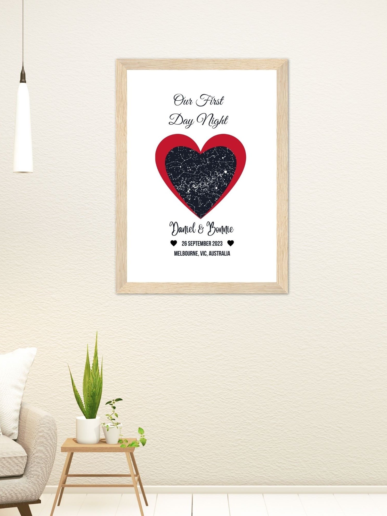 DIY Star Map Circle Heart Shapes Canva Templates product image (9)