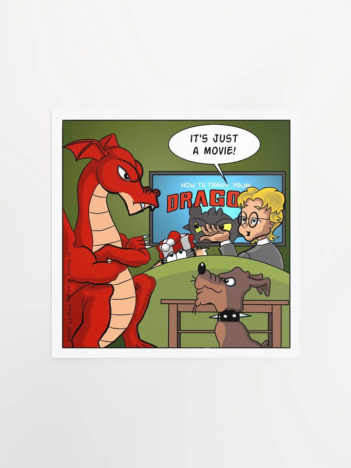 It's Just a Movie - Resident Dragon Poster product image (1)