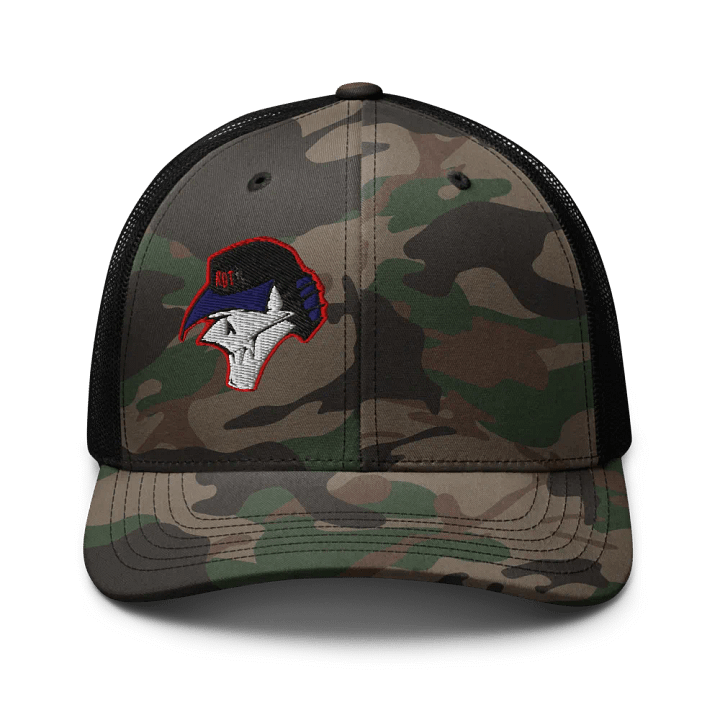 R.O.T.R. Skull Camo Trucker Hat product image (1)