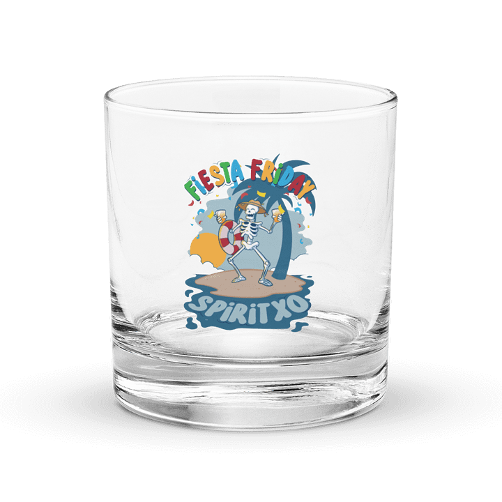 Fiesta Friday Skeleton Rocks Glass product image (1)