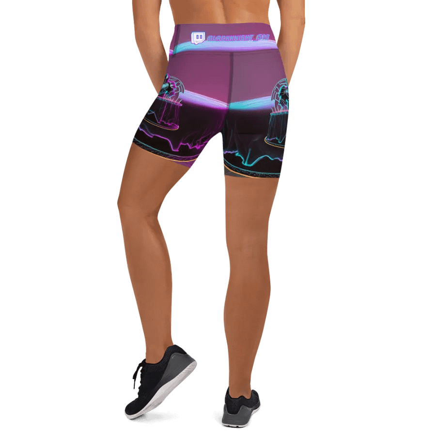 Blackknight513 All-Over Print Yoga Shorts product image (3)