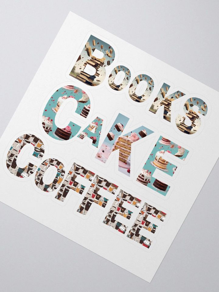 Books Cake Coffee - Stickers product image (6)