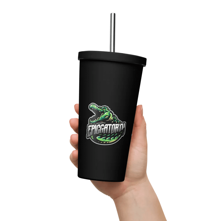 V2 Logo Insulated Tumbler with a Straw product image (11)
