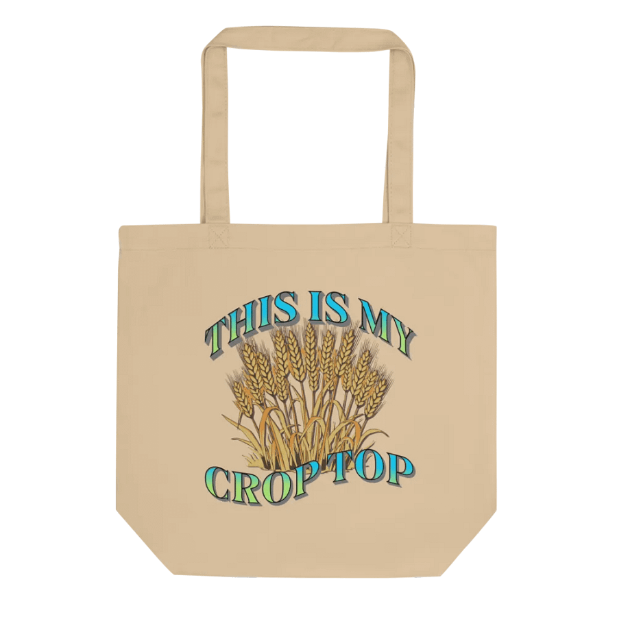This Is My Crop Top Wheat Harvest Eco Tote product image (1)