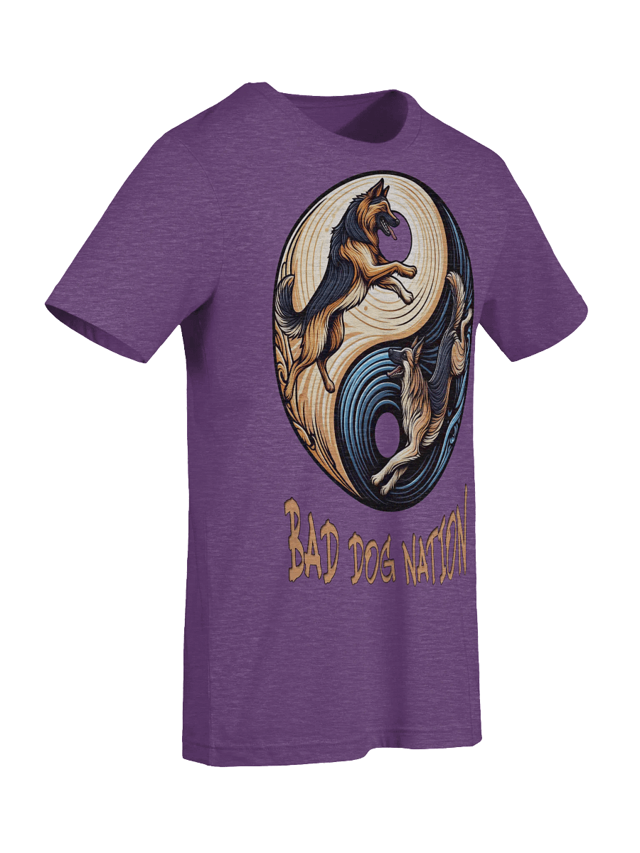 German Shepherd Yin Yang - PREMIUM ADULT UNISEX T-SHIRT ***NEW LARGER PRINT product image (3)