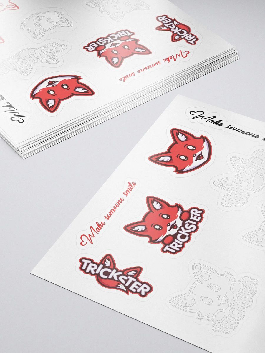 Trickster Logo Sticker Sheet product image (5)