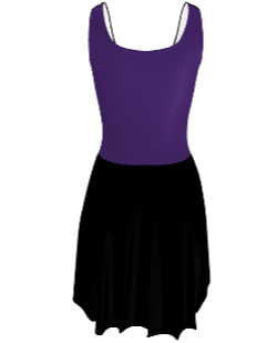 Midnight Veil Designs Black and Purple Fantasy Skater Dress - XS to 3XL product image (7)