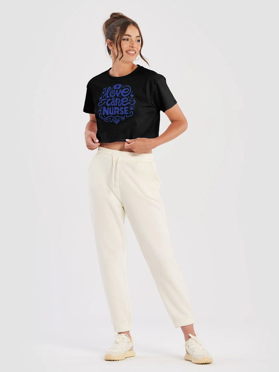 Love Care Nurse Crop Top product image (33)