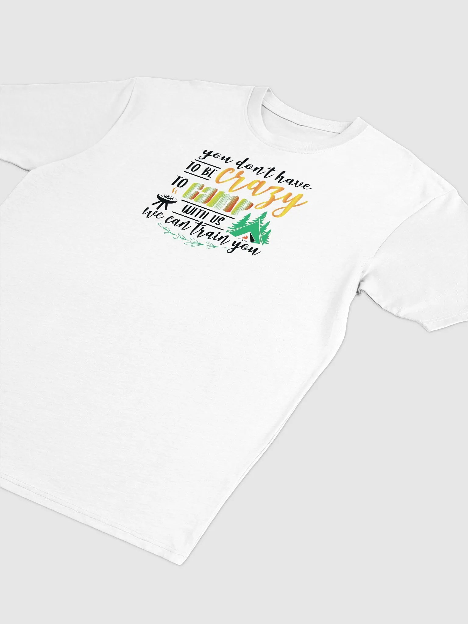 Crazy Camp Logo Graphic Tee product image (2)