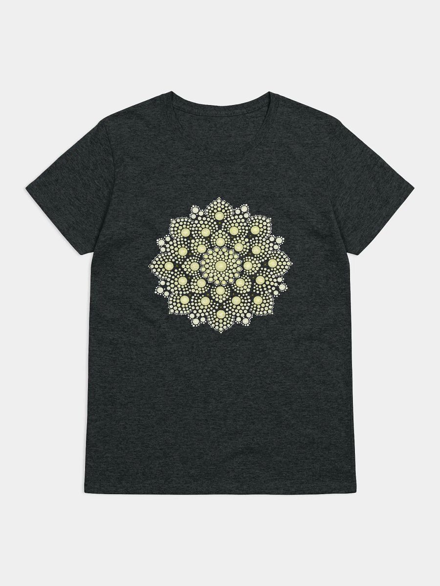 Yellow Dot Mandala Women's Heavy Cotton T-Shirt product image (1)