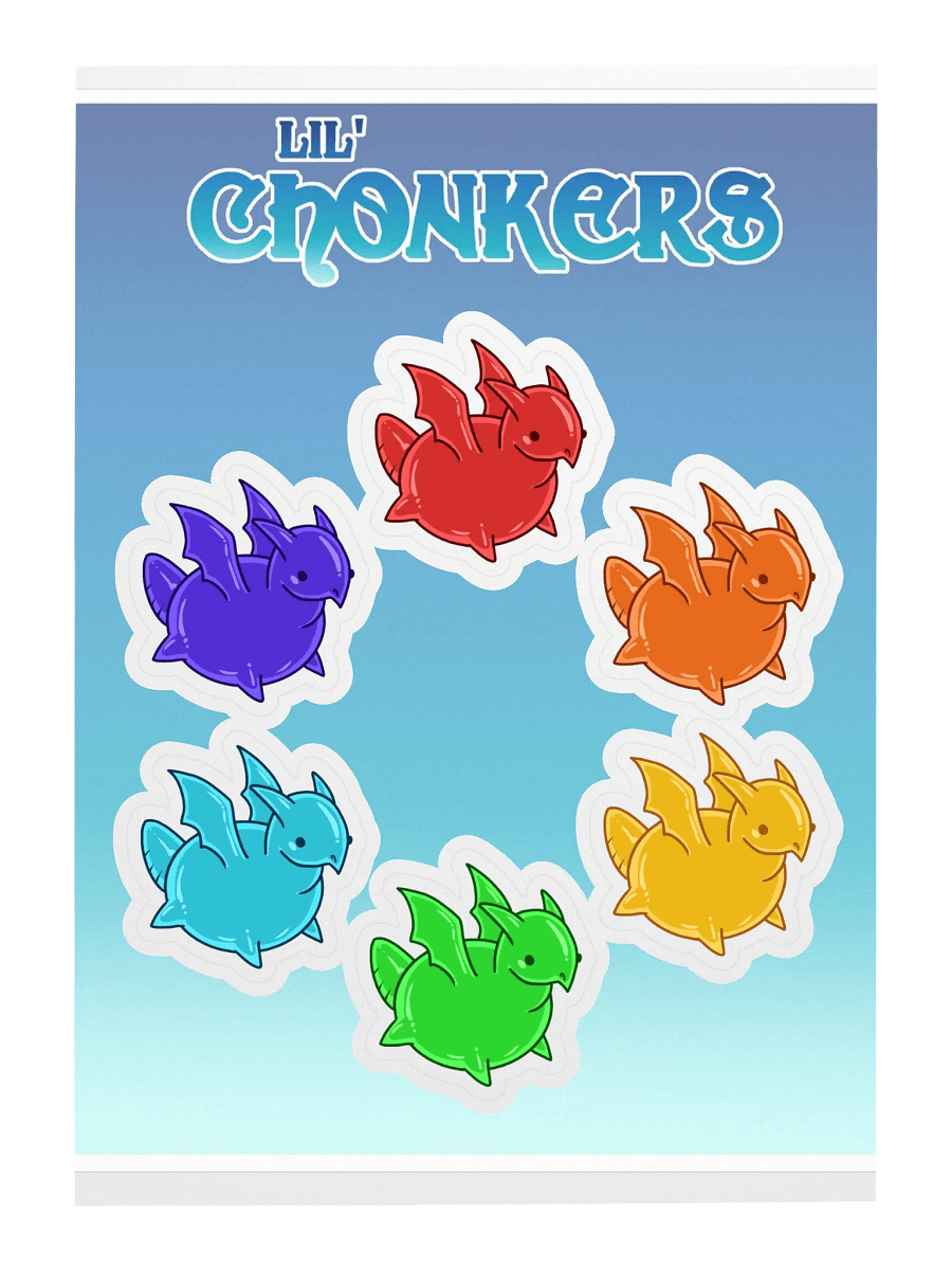 Lil Chonkers - Dragon Stickers product image (3)