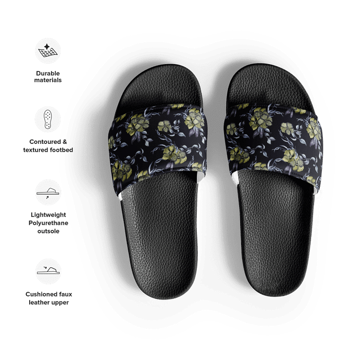 Gothic Flower | Men's Slides product image (2)