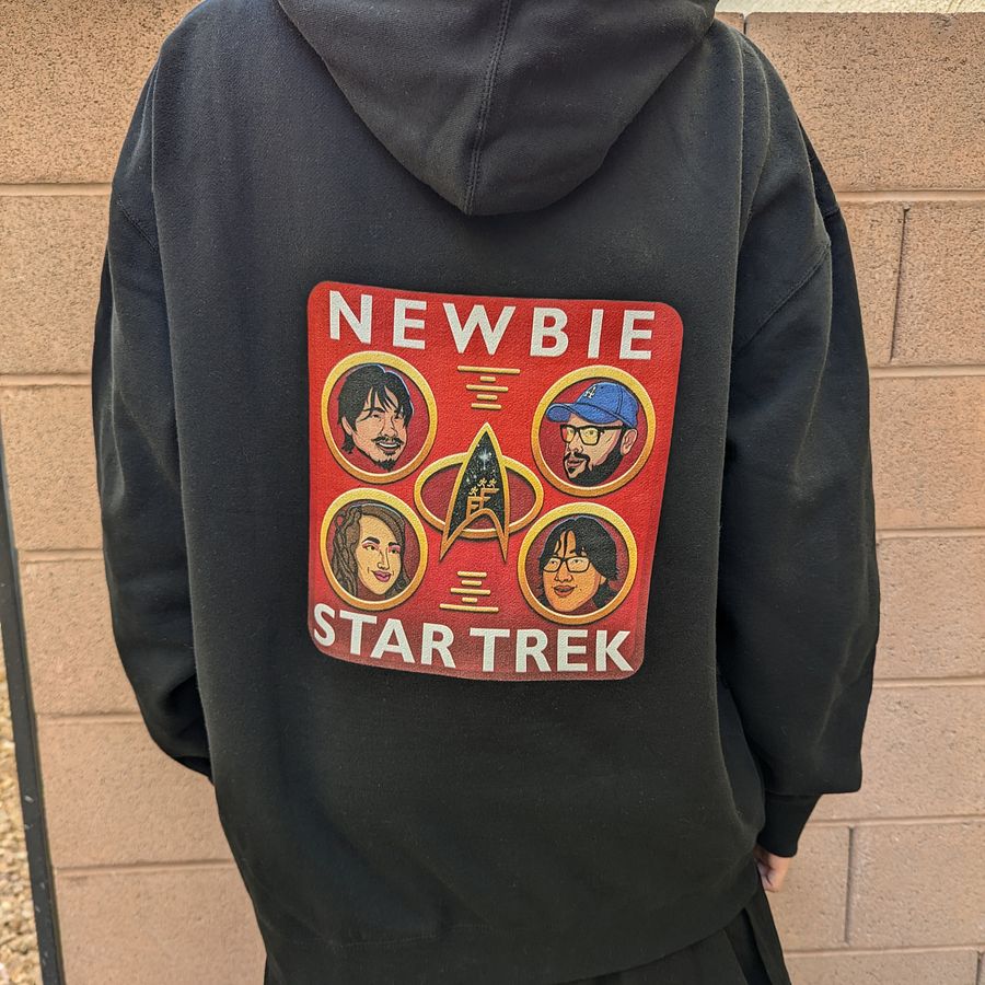 Newbie Star Trek Embroidered Logo Zip-up Hoodie product image (6)