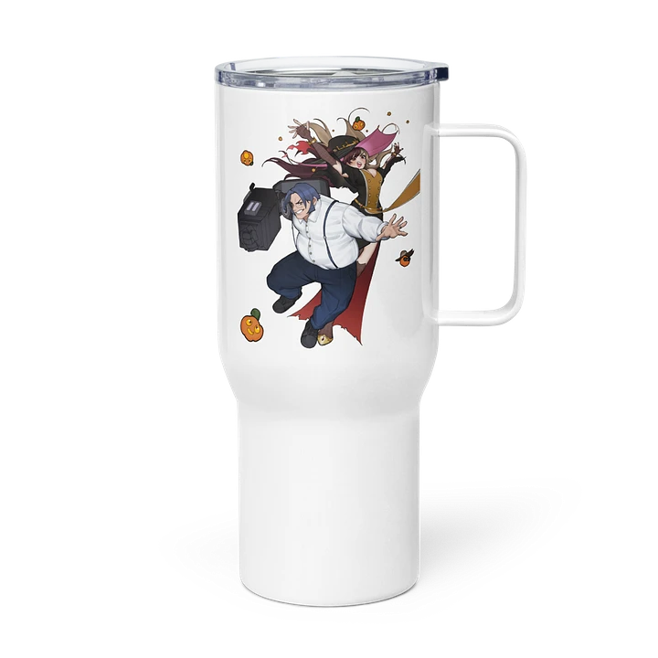 MageHouse: Pumpkin & Mecha - Travel Mug w/ Handle product image (1)