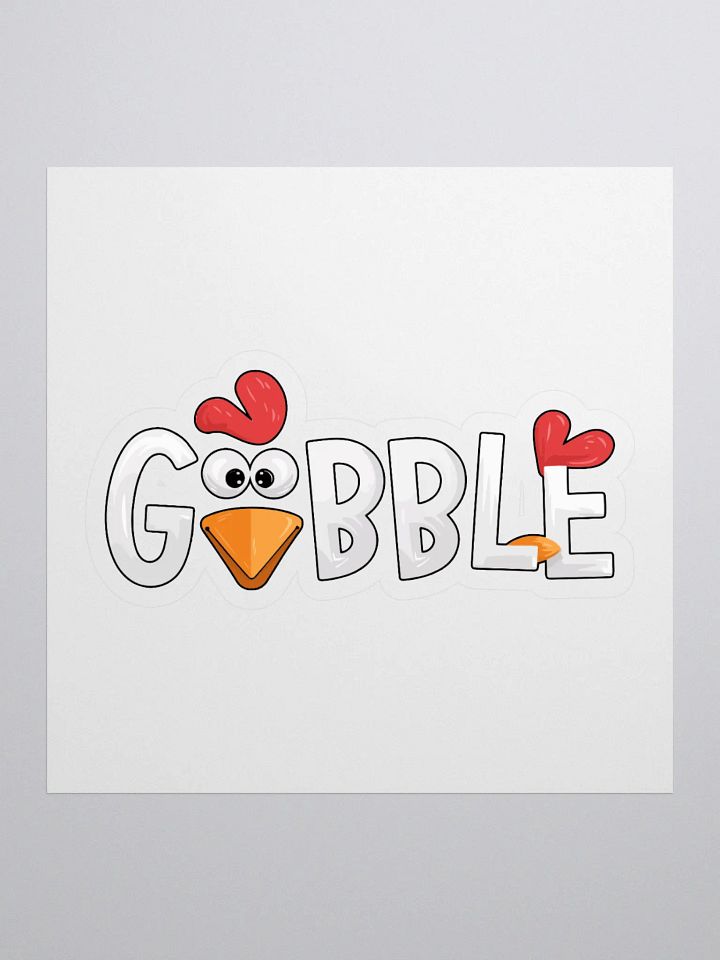 Gobble Up Fun with Kiss Cut Stickers product image (1)