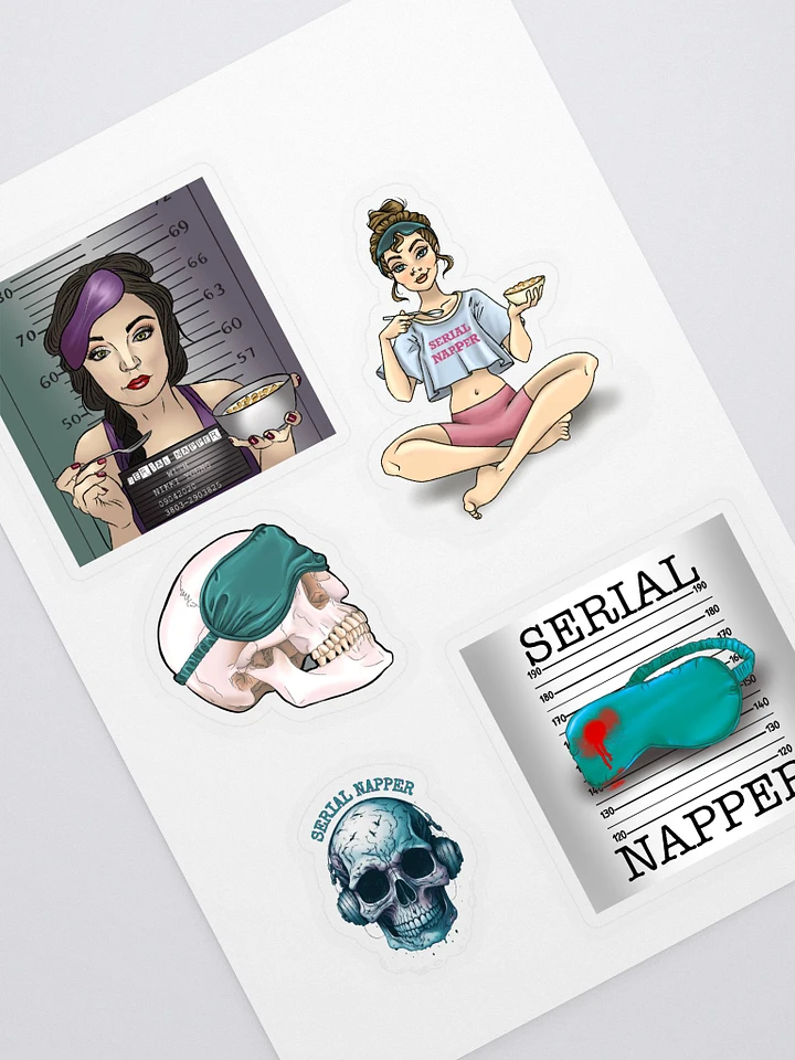 Serial Napper Sticker Sheet product image (1)