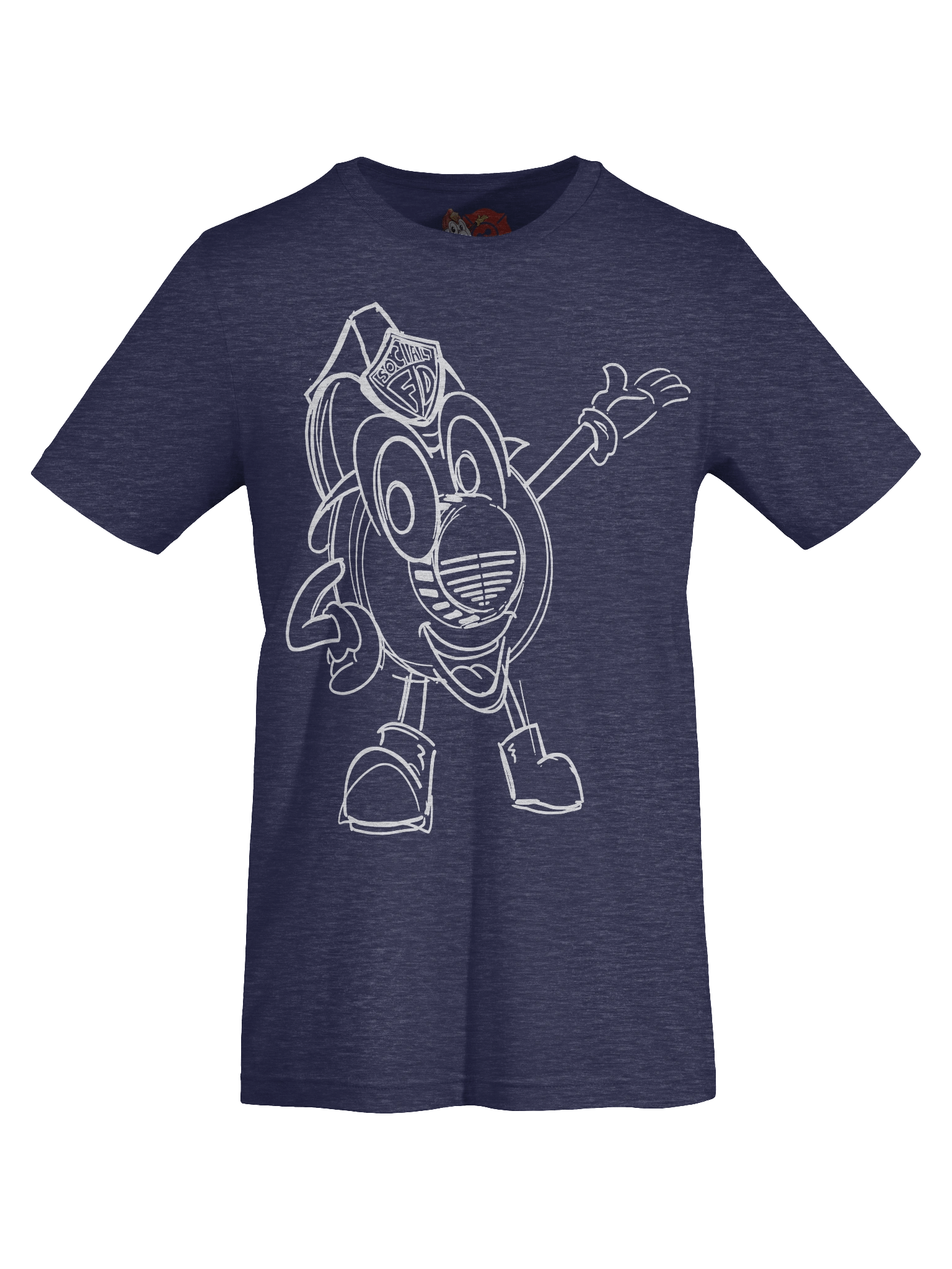 Smokey Line Art T-Shirt product image (31)