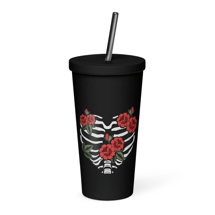 ONE WITH THE EARTH Insulated Tumbler with a Straw product image (1)
