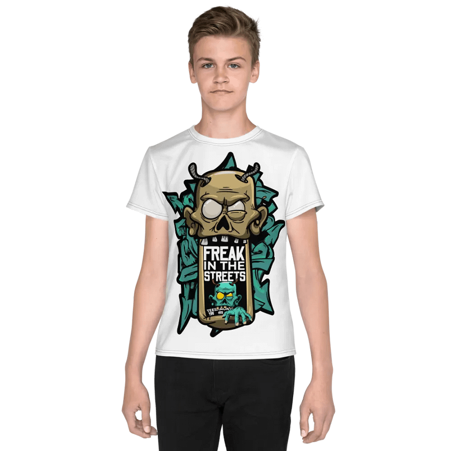 Youth Graphic Tee - Freak in the Streets V15 product image (3)