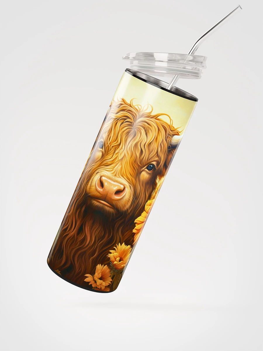 Highland Cow and Sunflowers Tumbler product image (3)
