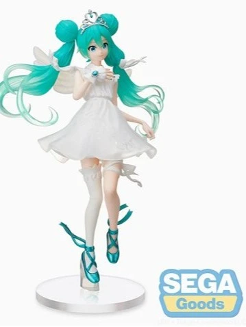 Vocaloid Hatsune Miku 15th Anniversary KEI Version Super Premium Statue - Sega Collectible Figure product image (5)