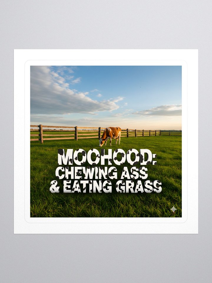 MooHood Kiss Cut Stickers product image (1)