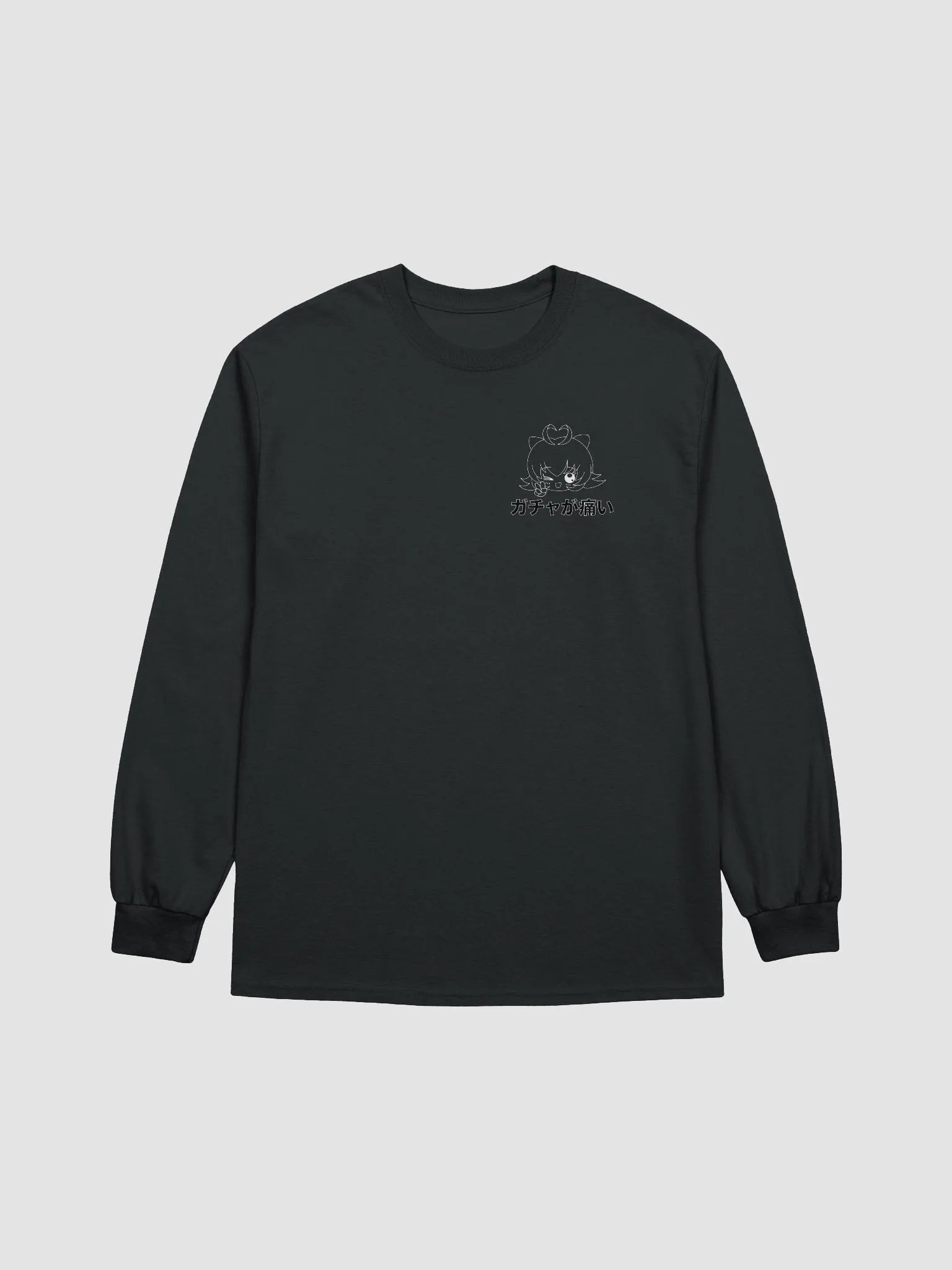 Mochi X Nekopon Long-sleeve (Dark Mode) product image (1)